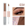 Matte Liquid Eyeshadow Shimmer Glitter Brighten Fine Glitter Low Saturation Double-headed Monochrome Nude Eyeshadow Beauty Tools