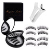 Double Layer Magnetic Suction False Eyelashes 2 Pairs, 5D Glue Free Thick Eyelashes, One Whole Piece