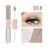 Matte Liquid Eyeshadow Shimmer Glitter Brighten Fine Glitter Low Saturation Double-headed Monochrome Nude Eyeshadow Beauty Tools