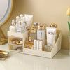 NEW Transparent Drawer Style Makeup Box,Dormitory Organizer Plastic Cosmetics Skincare Dressing Table Desktop Storage Box