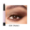 QIBEST 12 Colors Eyeshadow Sticker Cosmetics Shadows Pencil Eyeliner Highlighter Shimmer Pigment Professional Female Makeup