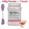 650g Chamomile Hyaluronic Acid Facial Moisturizing Mask Powder with Silicone Brush Increasing Skin Elasticity Rose Jelly Mask