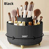 360° Rotating Organizer 5 Slot Makeup Brushes Holder Multi-Functional Desk Storage Cosmetics Storage for Vanity Desktop Bathroom