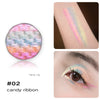 CHARMACY Rainbow Duochrome Eyeshadow New 5 Colors Shimmer Multichrome Long-lasting Eye Shadow Cosmetic Makeup for Women