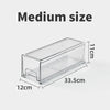 Medicine Box Multi-layer DIY Stackable Transparent Visual Make-up Box Desktop Pull-out Bathroom Storage Box Pillbox Storage Rack