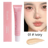 CC Cream Face Full Concealer Brighten Makeup Base BB Cream Longlasting Liquid Foundation Cream for Waterproof Face High Coverage