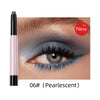 QIBEST 12 Colors Eyeshadow Sticker Cosmetics Shadows Pencil Eyeliner Highlighter Shimmer Pigment Professional Female Makeup