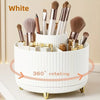 360° Rotating Organizer 5 Slot Makeup Brushes Holder Multi-Functional Desk Storage Cosmetics Storage for Vanity Desktop Bathroom