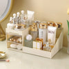 NEW Transparent Drawer Style Makeup Box,Dormitory Organizer Plastic Cosmetics Skincare Dressing Table Desktop Storage Box